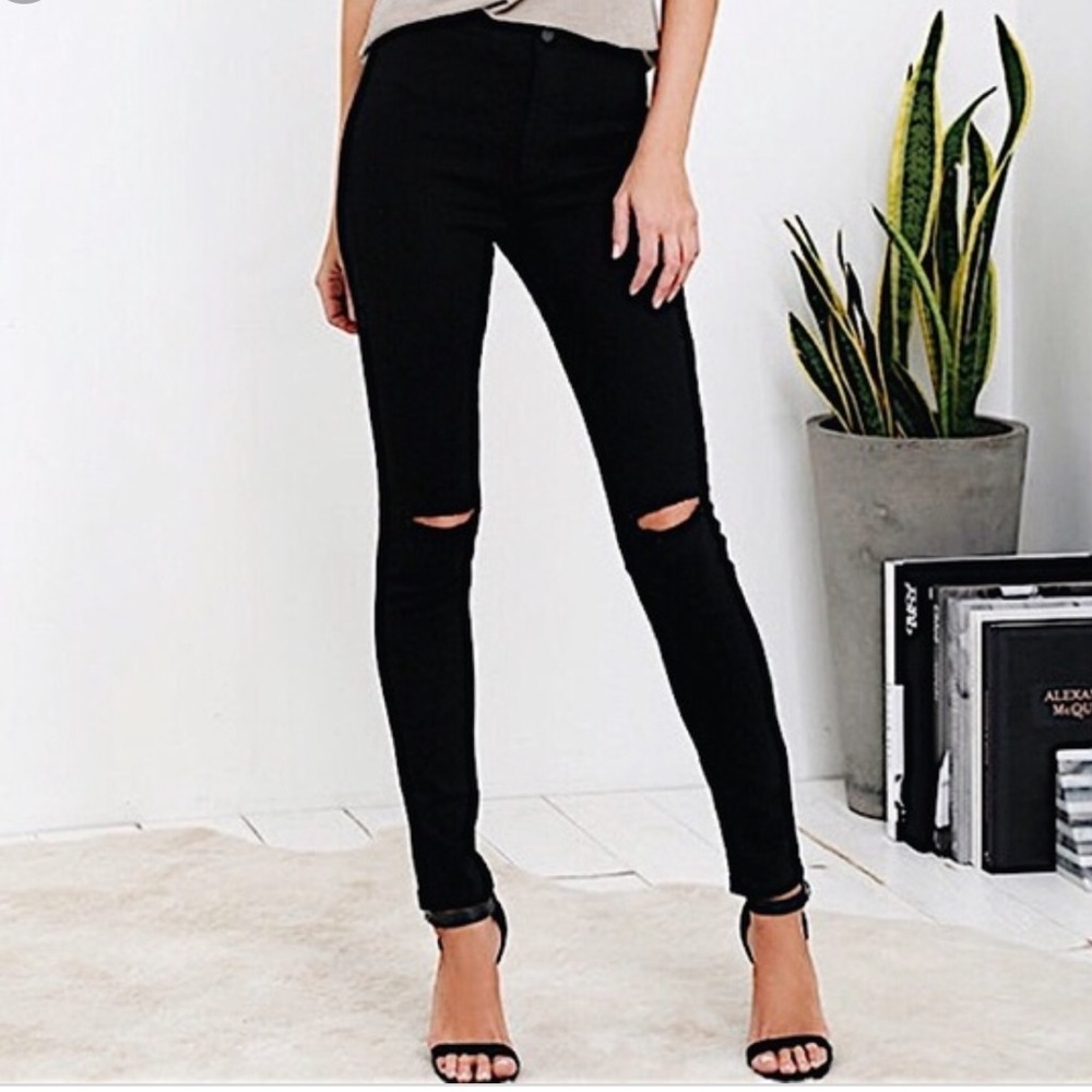 American Bazi Black Skinnies